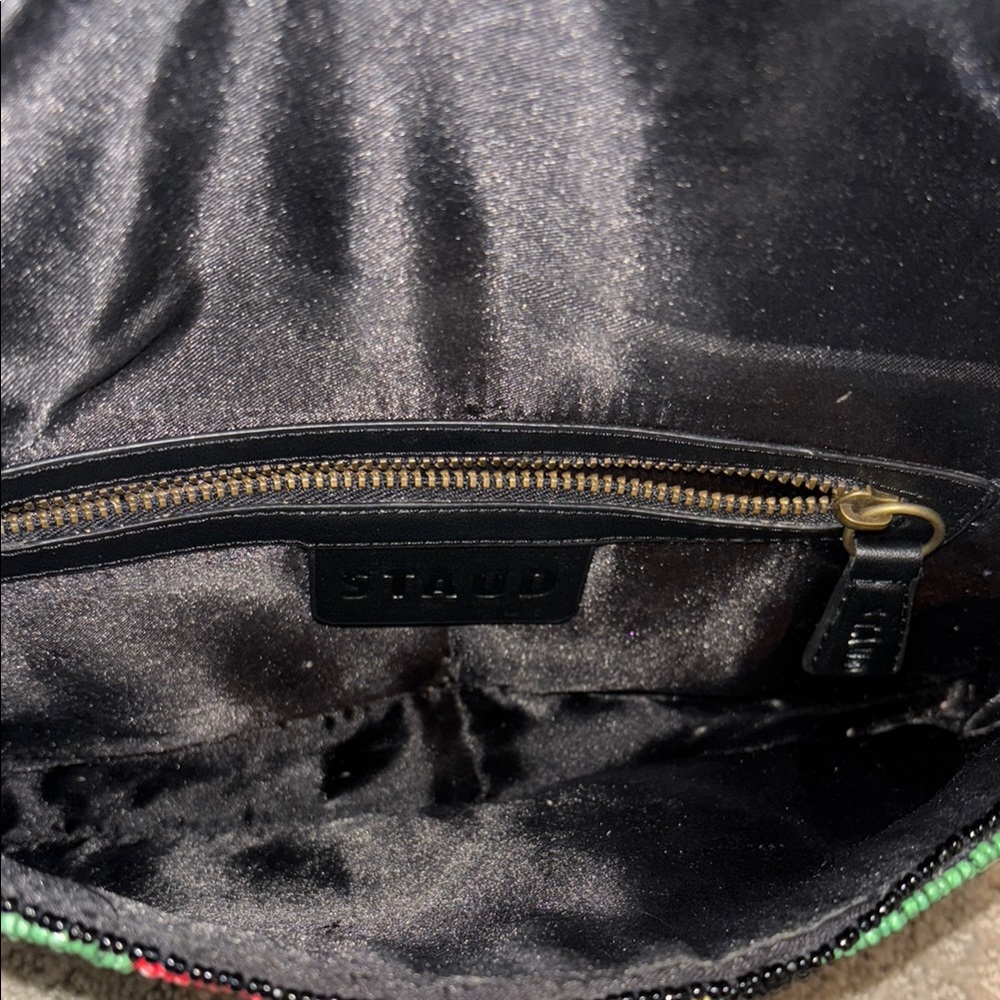 Staud Tommy Beaded Bag- Black Millefiori - Picture 4 of 7